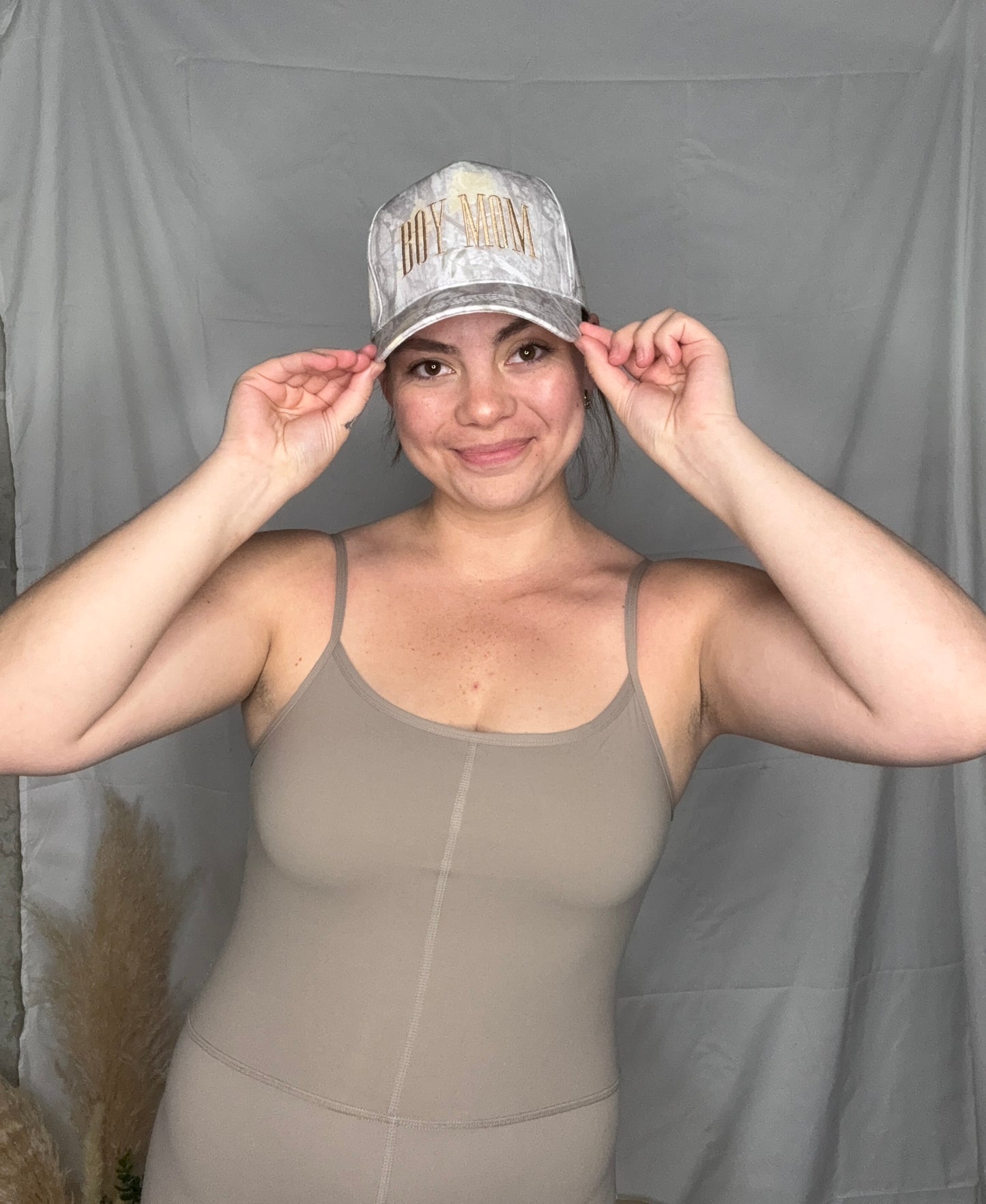 TRUFFLE FLARE JUMPSUIT