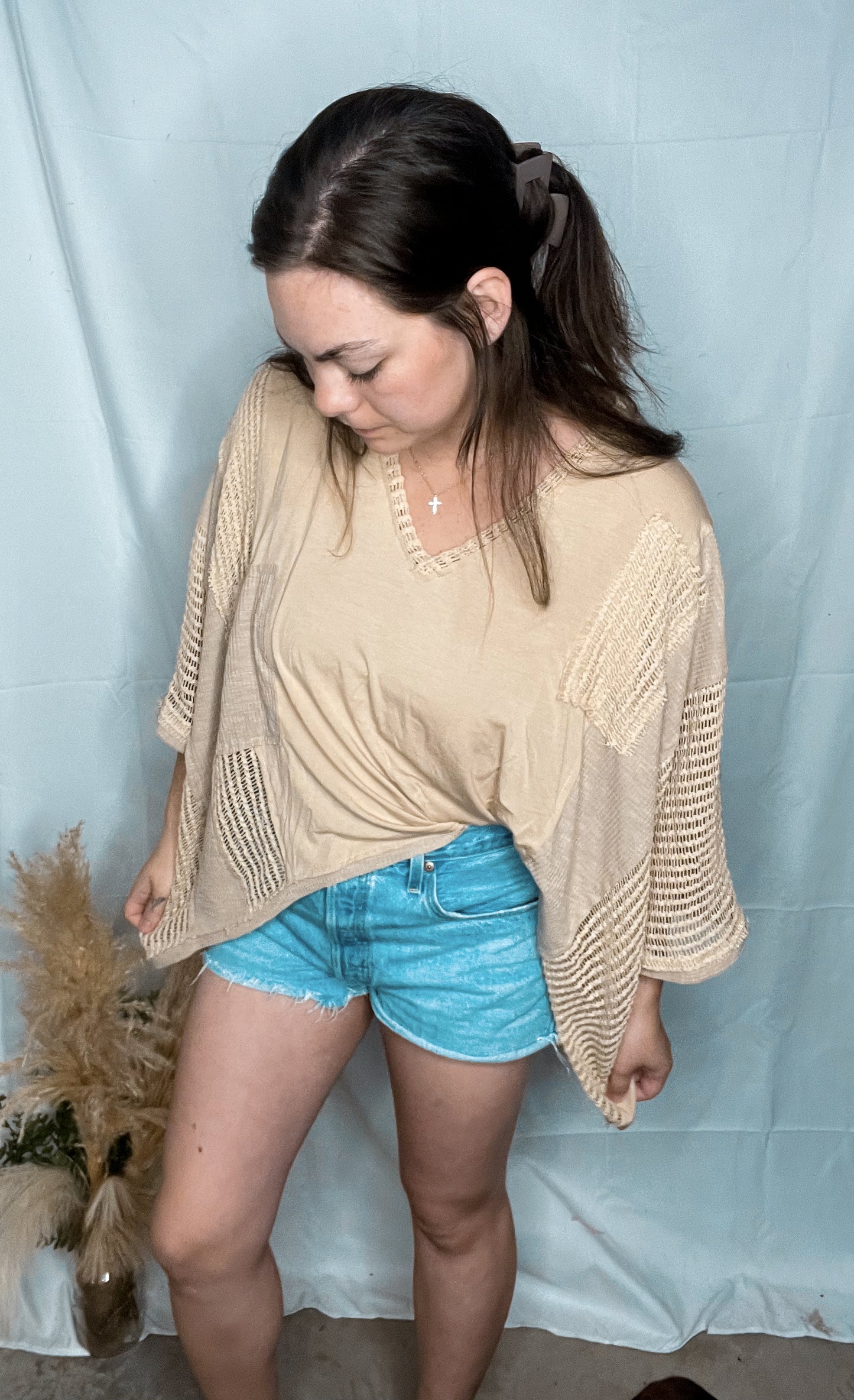 MAYA TOP TAUPE