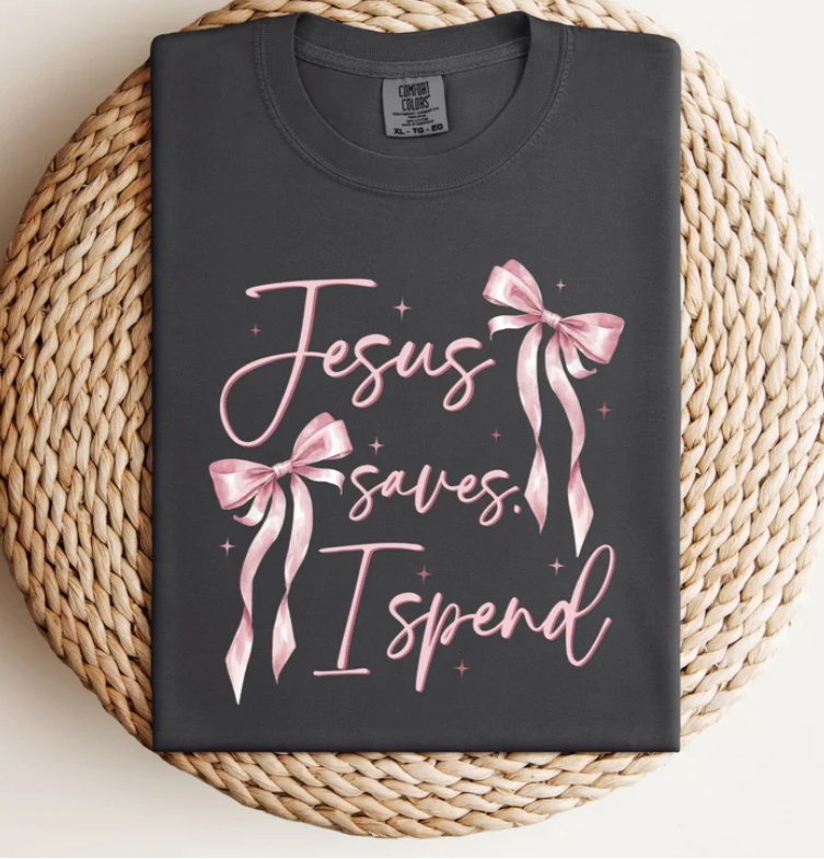 PREORDER JESUS SAVES I SPEND