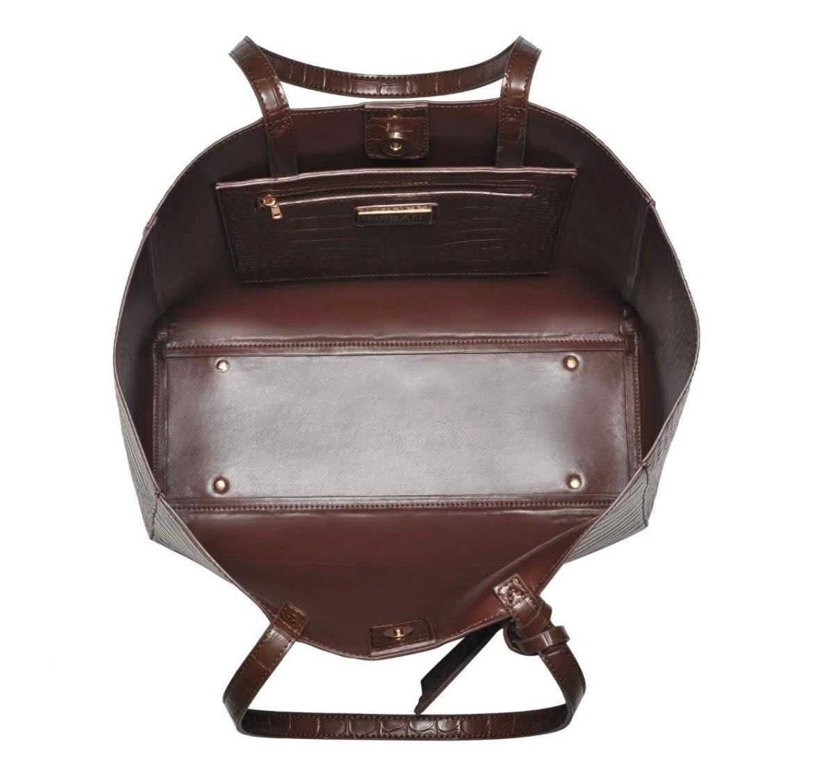 Chocolate Tiffany tote