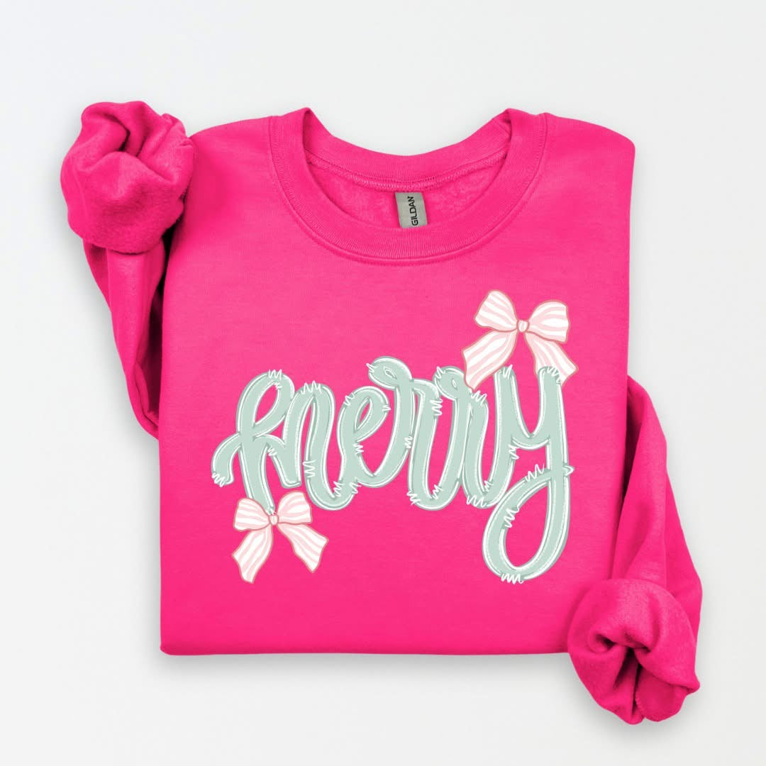 CREWNECK MERRY - TAT: 2 WEEKS
