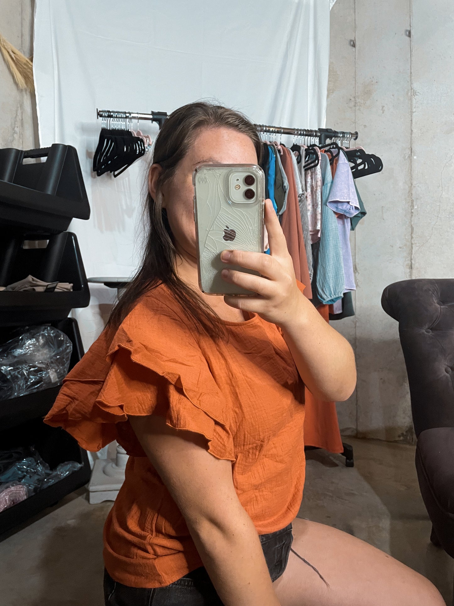WHERE THE OFFICE GIRLIES BLOUSE