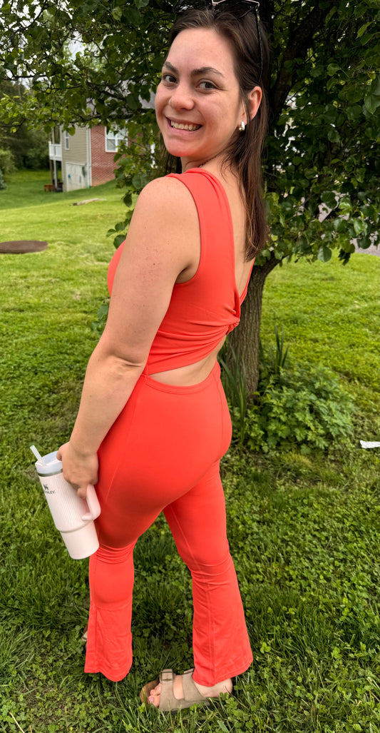 MJ SPRING CROSSOVER JUMPSUIT