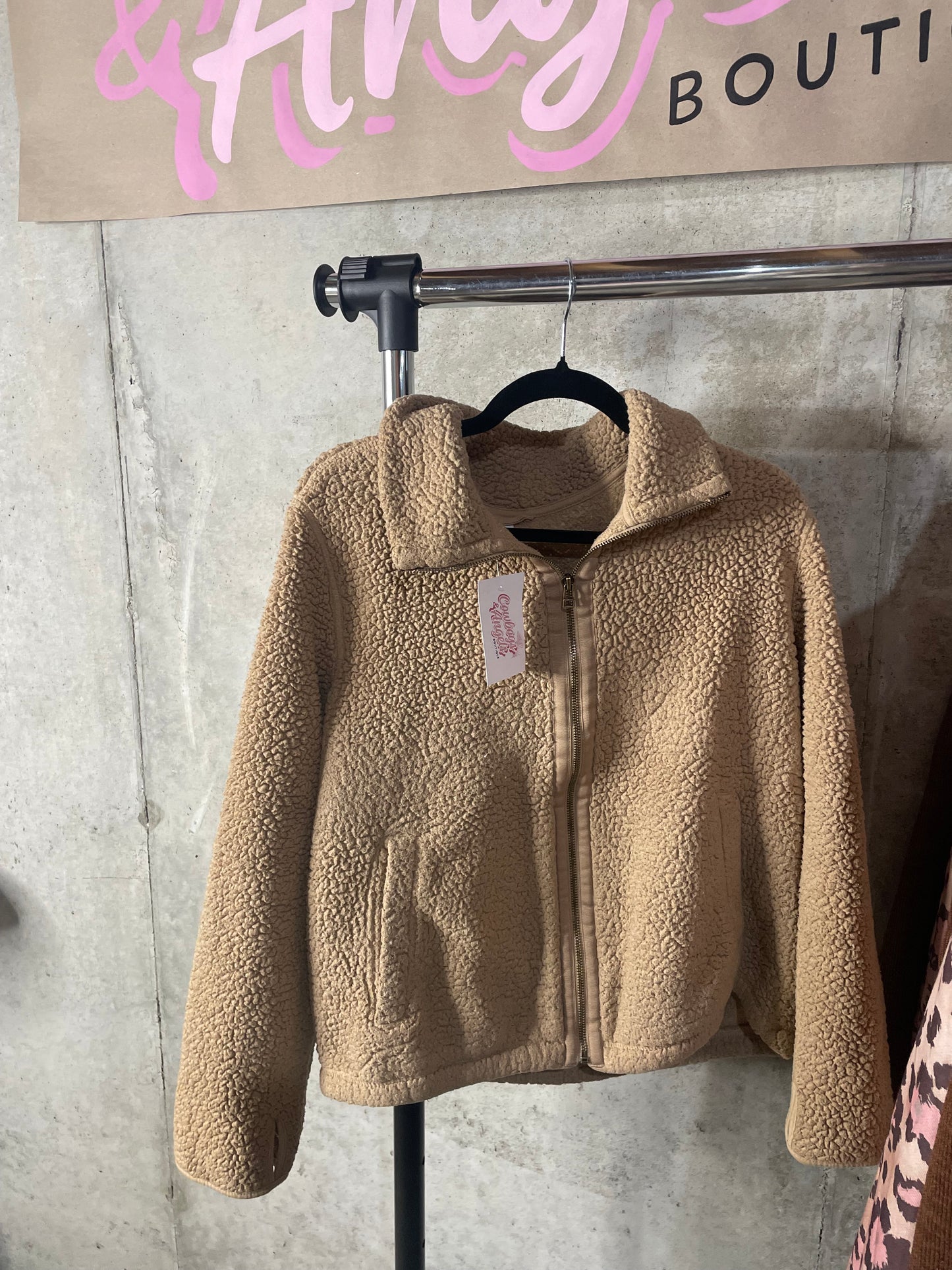 PRELOVED Size large sherpa jacket